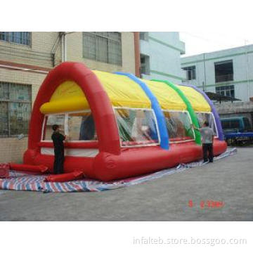 Colorful 18 Oz PVC Inflatable Tent For Advertising With Log